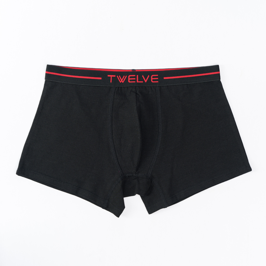 Mens Boxer- Red & Black