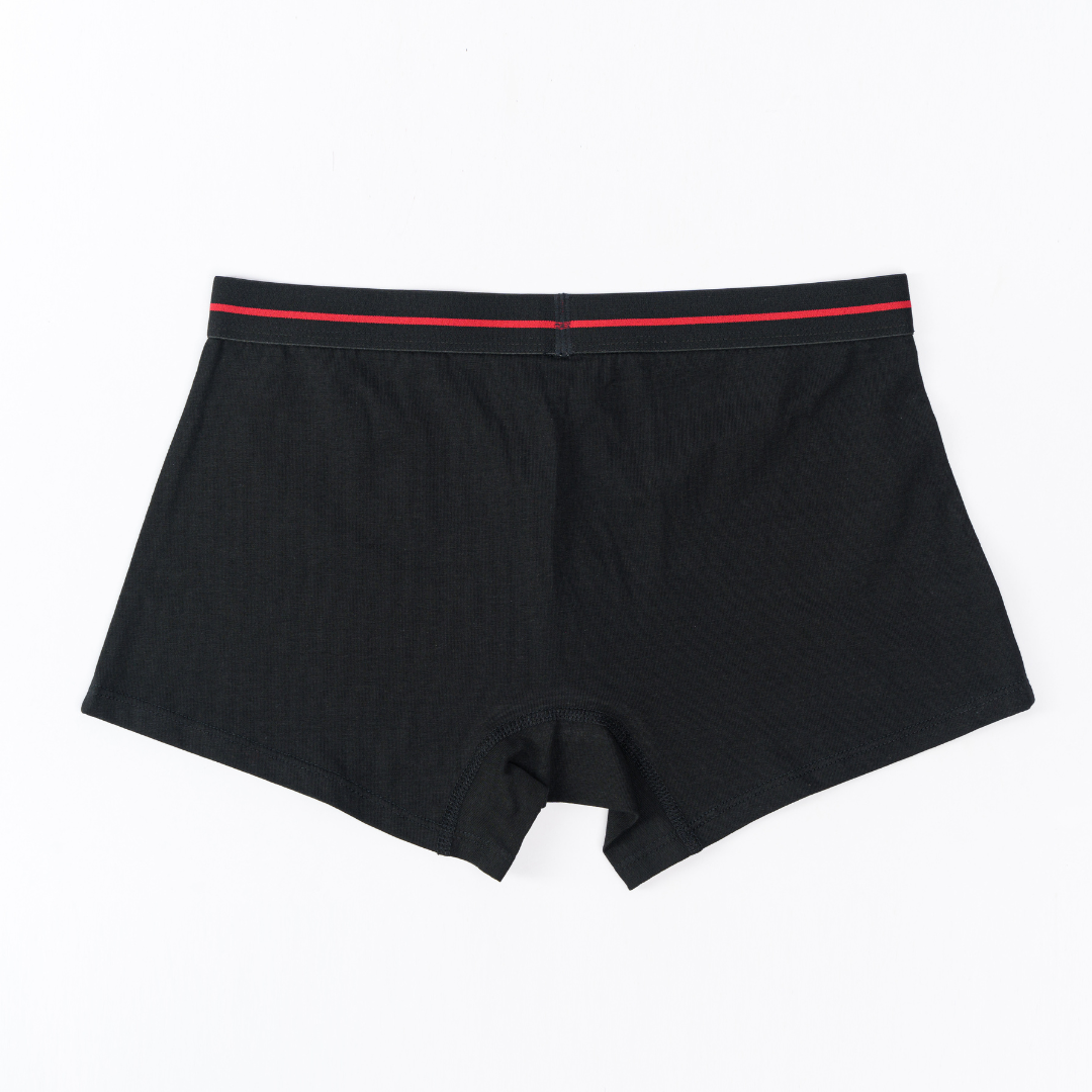 Mens Boxer- Red & Black