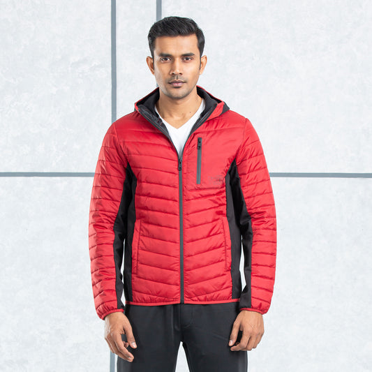 Mens Quilting Jacket- Maroon