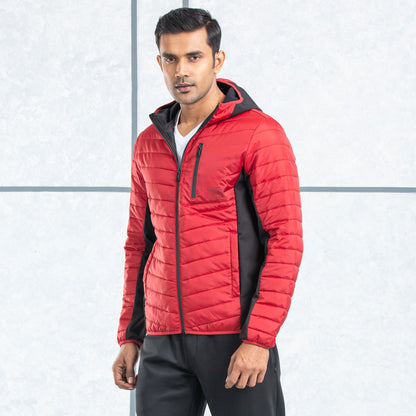 Mens Quilting Jacket- Maroon