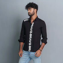 Load image into Gallery viewer, Mens Long Sleeve Shirt- Black
