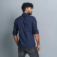 Load image into Gallery viewer, Mens Casual Shirt- Navy

