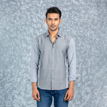 Load image into Gallery viewer, MENS LONG SLEEVE SHIRT- GREY
