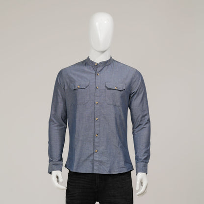 Mens Sky Blue L/S Shirt