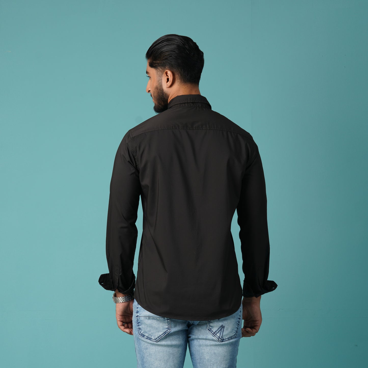 Mens L/S Shirt-Black