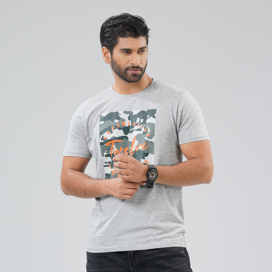 Mens T- Shirt Grey