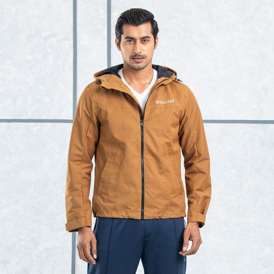 Mens Windbreaker-Khaki