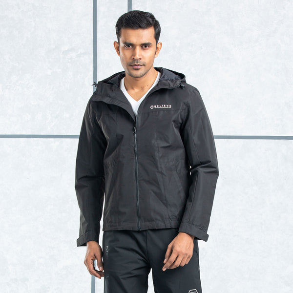 MENS WINDBREAKER-BLACK