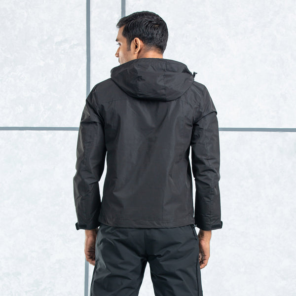 MENS WINDBREAKER-BLACK