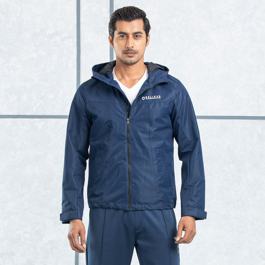 Mens Windbreaker-Navy
