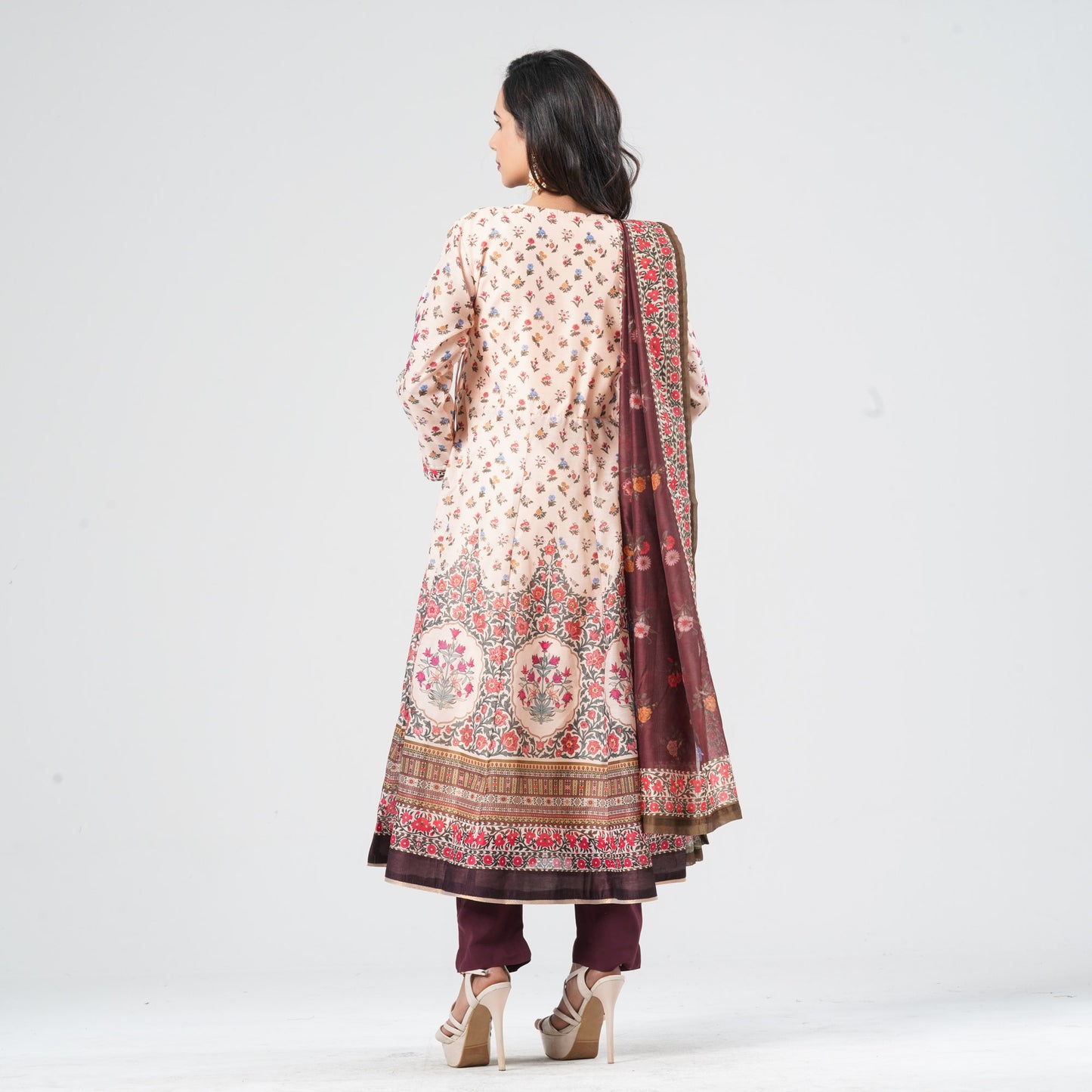 Women Half-Silk Three Piece Set