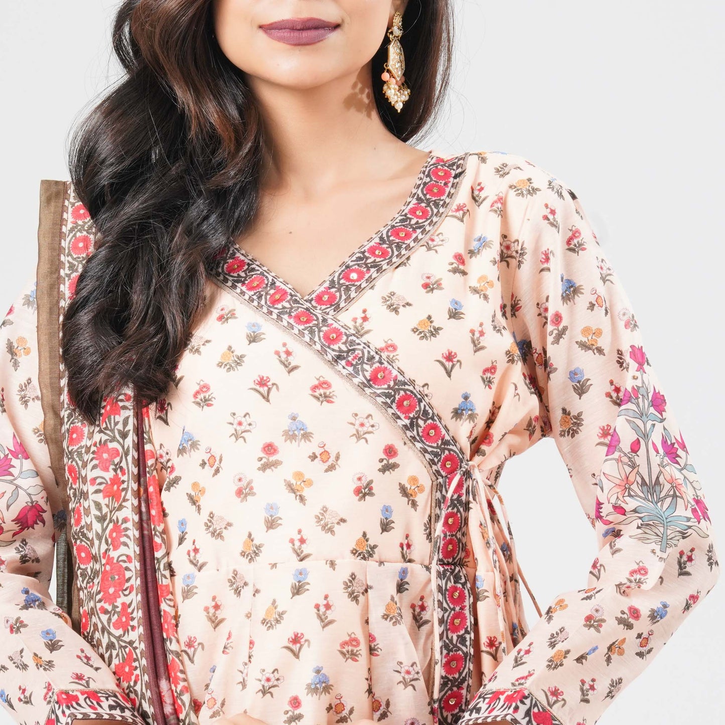 Women Half-Silk Three Piece Set