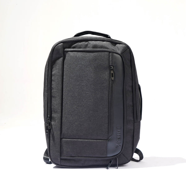 Black Water-Resistant Backpack