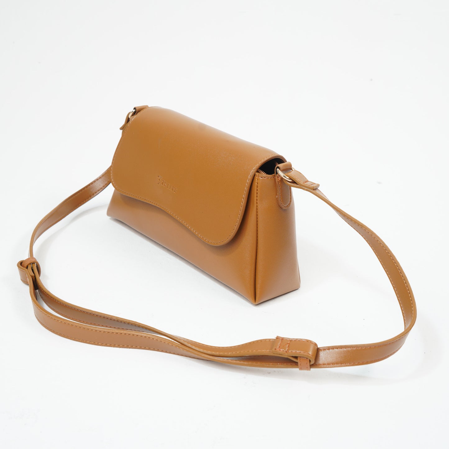 Womens Beige Shoulder Strap Bag