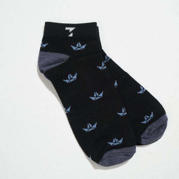 Black Cotton Socks