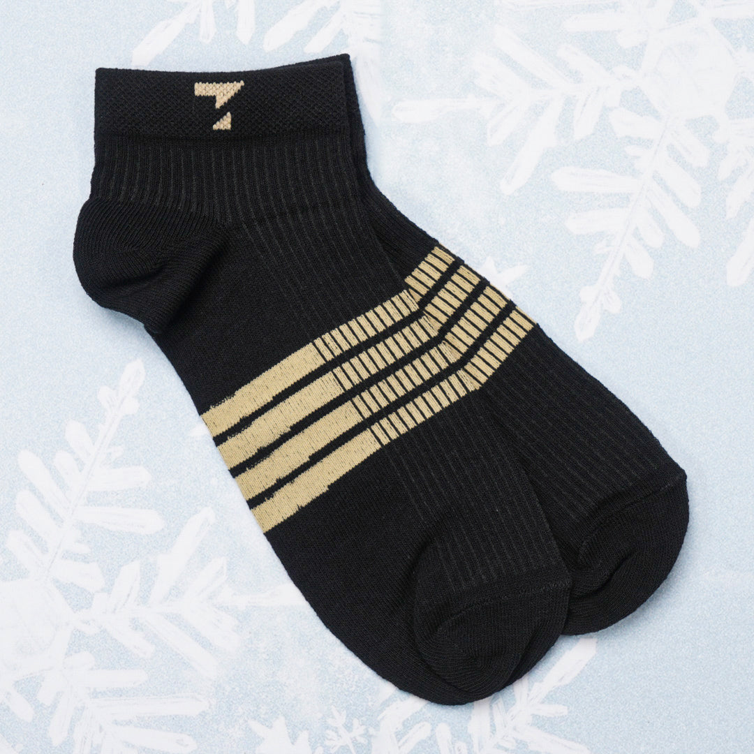 Black & Beige Cotton Socks