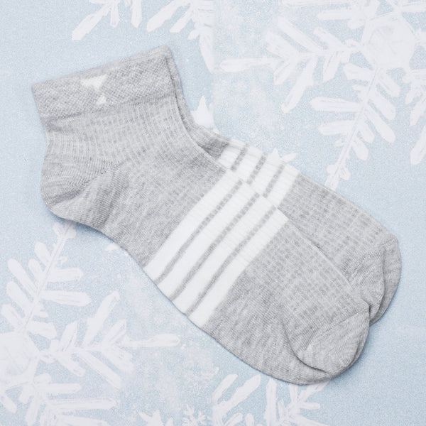 Ash & White Cotton Socks