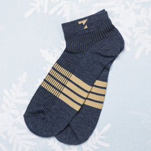 Load image into Gallery viewer, Blue &amp; Beige Cotton Socks
