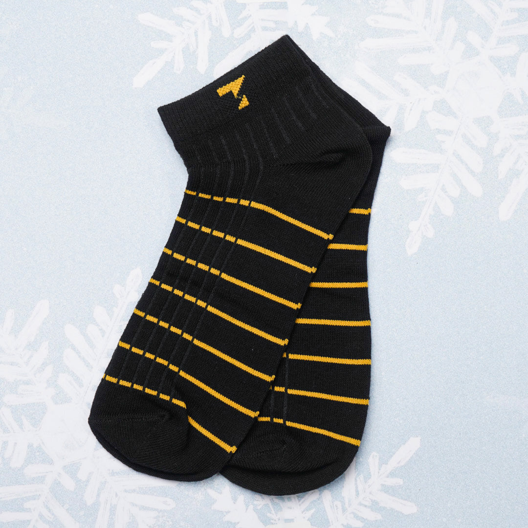 Black Cotton Socks