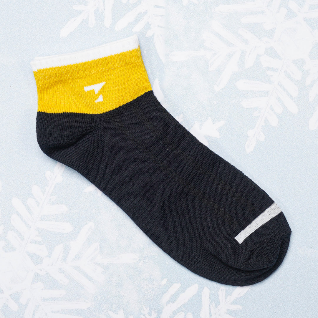 Blue & Yellow Cotton Socks