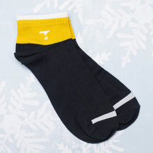 Load image into Gallery viewer, Blue &amp; Yellow Cotton Socks
