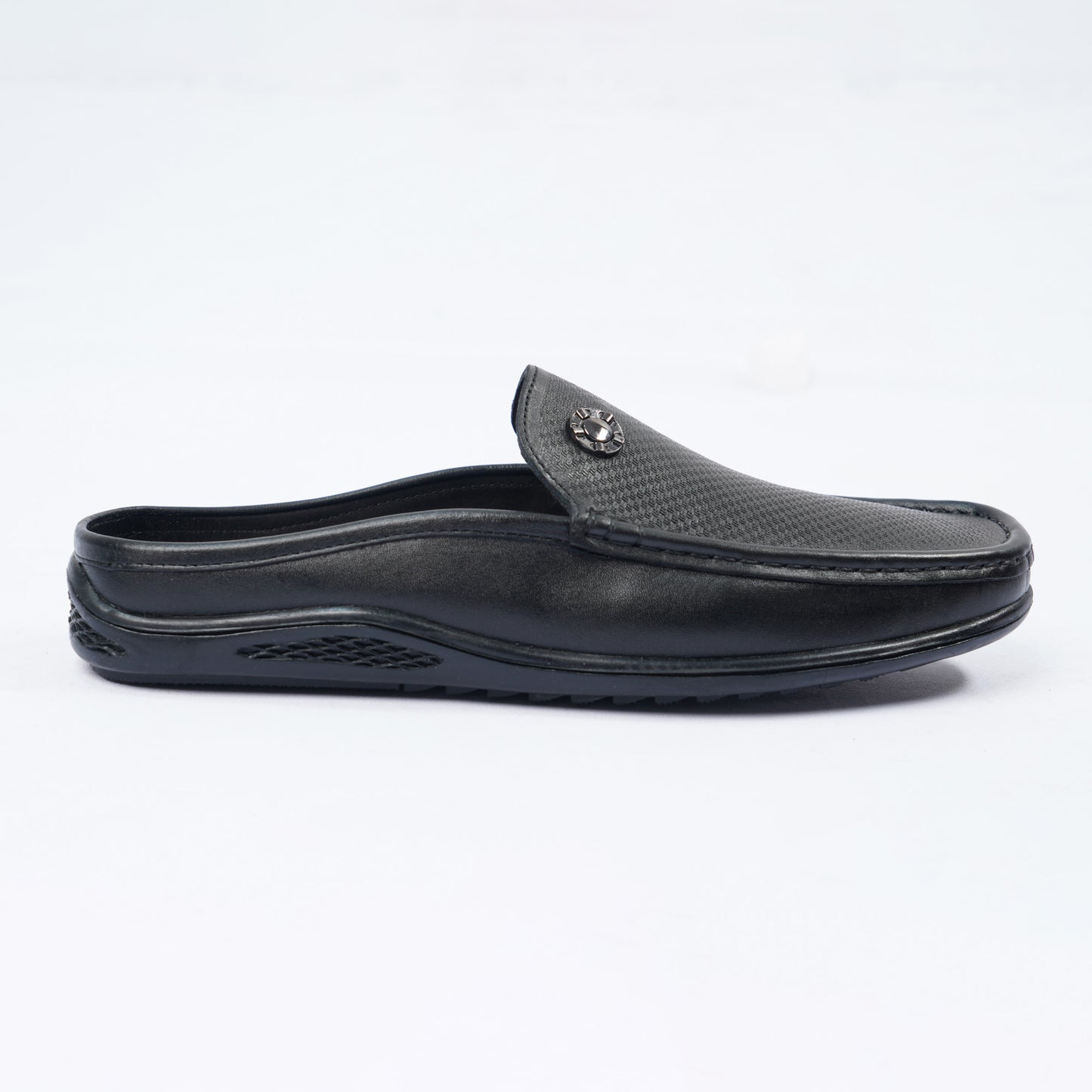 Mens Black Leather Loafers