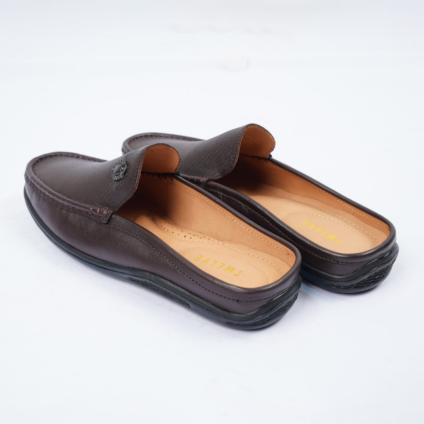 Mens Brown  Leather Loafers