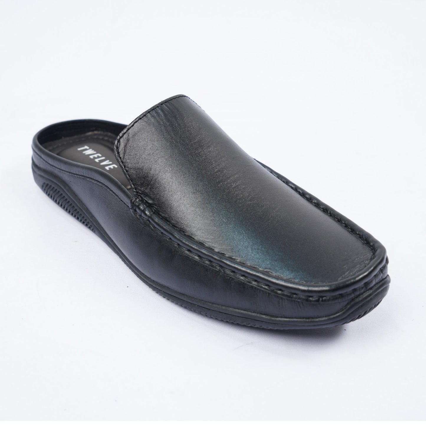 Mens Black Leather Loafers