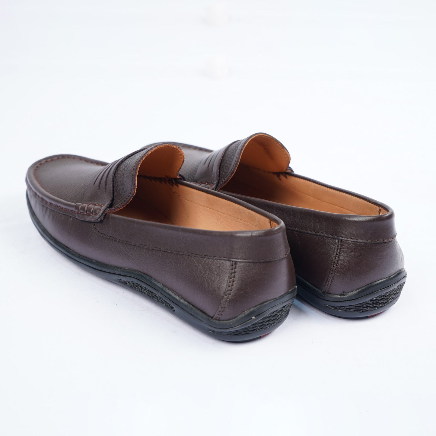 Mens Brown Leather Loafers