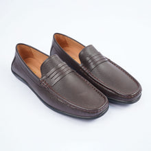 Load image into Gallery viewer, Men’s Brown Leather Loafers
