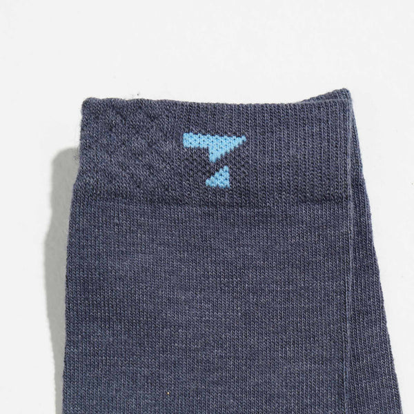 Blue Cotton Socks