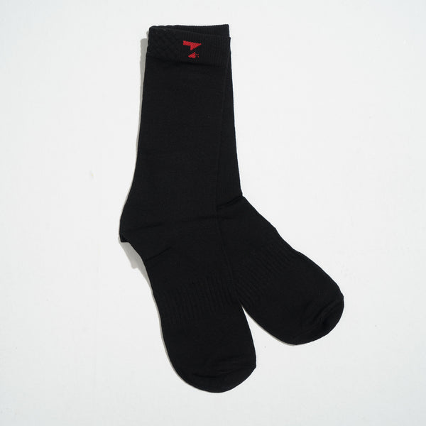 Black Cotton Socks