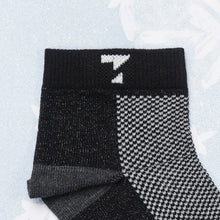 Load image into Gallery viewer, Black &amp; Ash Cotton Socks
