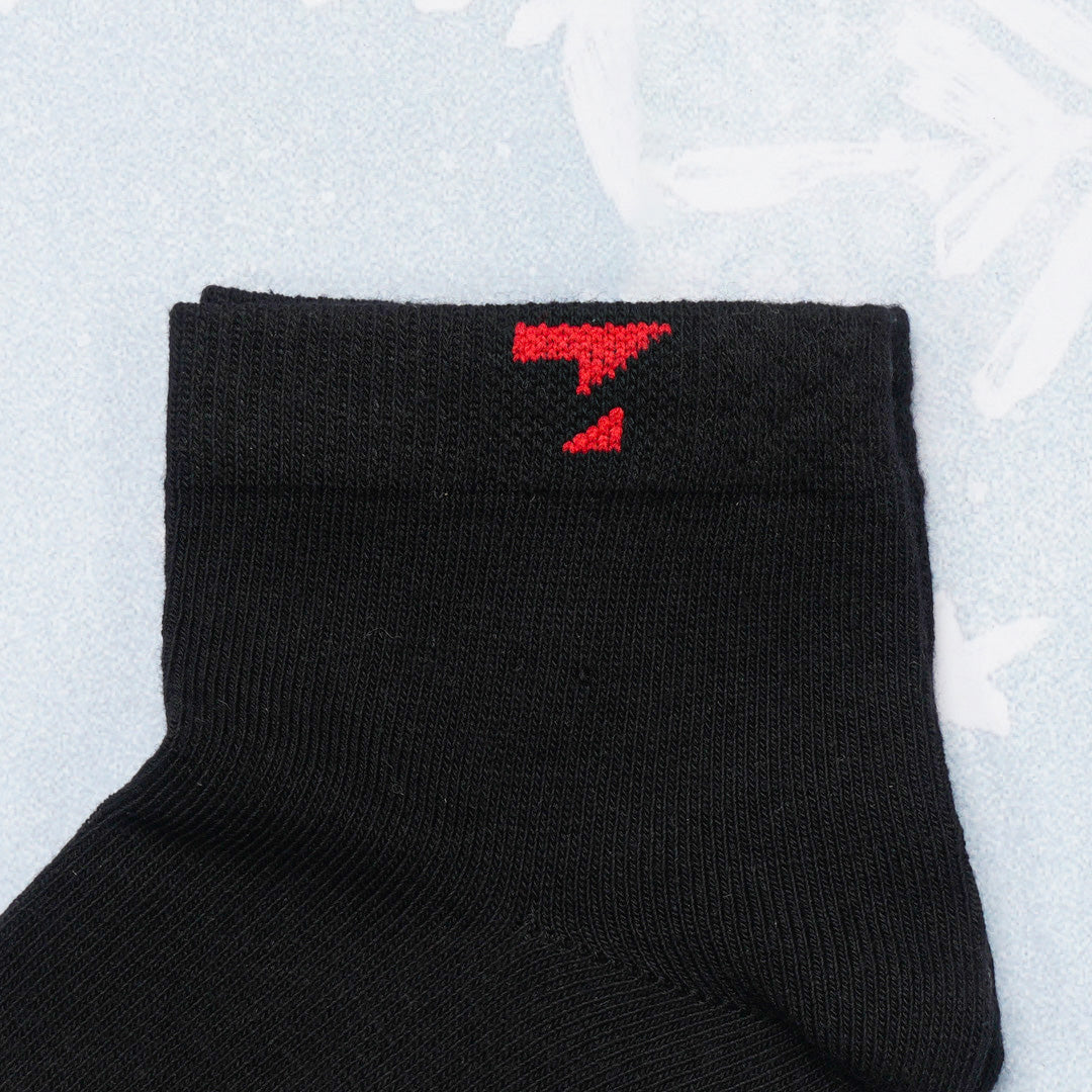 Black Cotton Socks