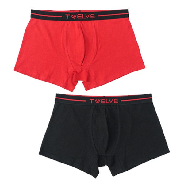 Mens Boxer- Red & Black