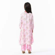 Load image into Gallery viewer, Girls Pink Ethnic Set
