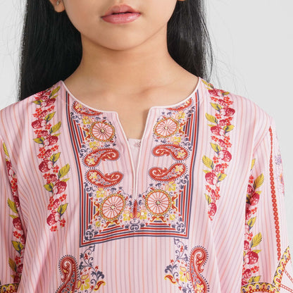 Girl's Digital Printed Two Piece Set