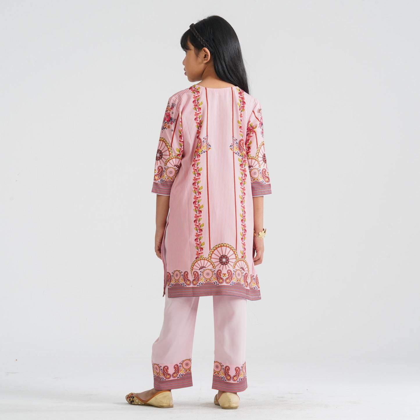 Girl's Digital Printed Two Piece Set