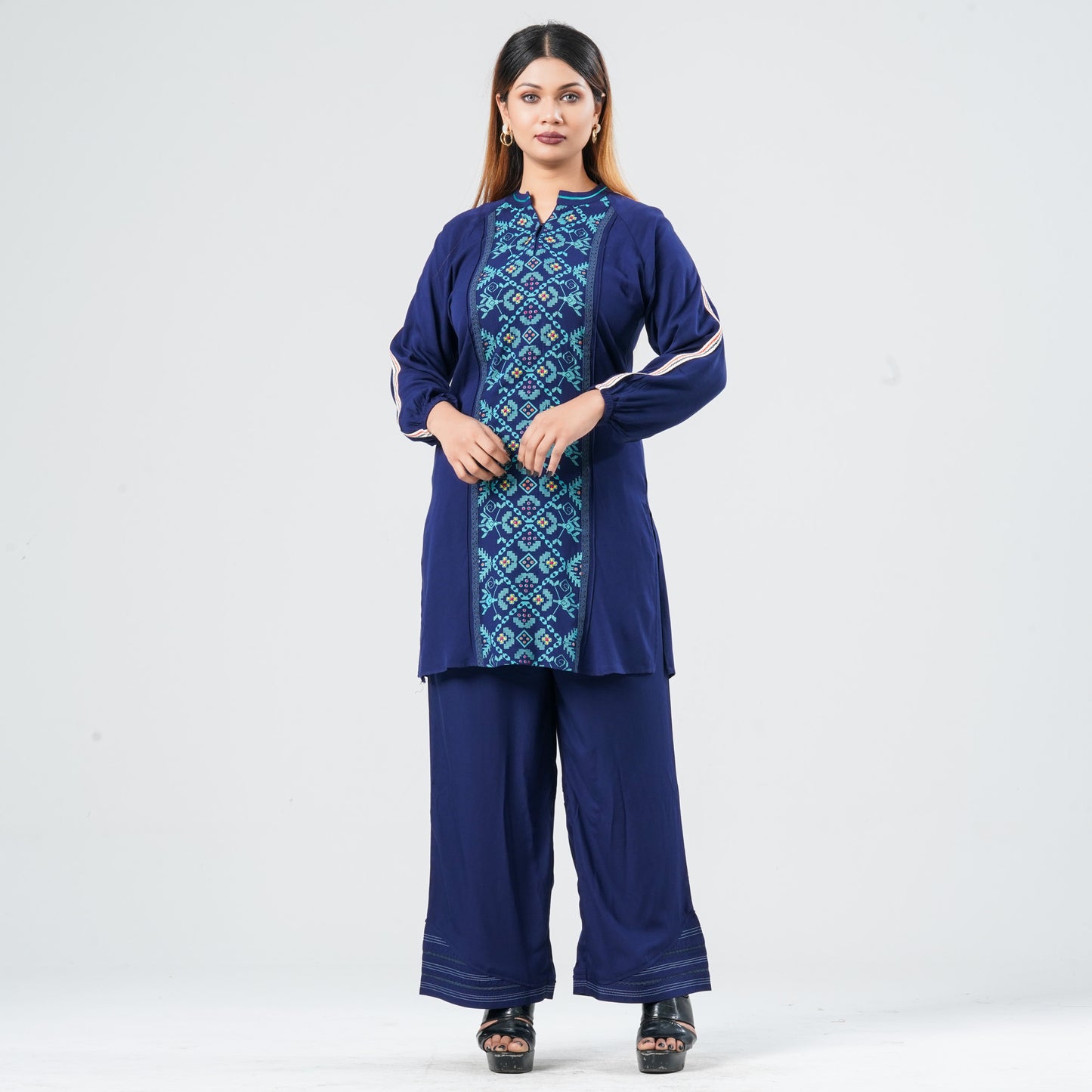 Women’s Mixed Cotton Two Piece Set