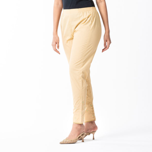 Womens Beige Ethnic Bottom