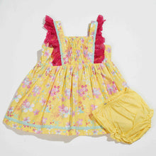 Load image into Gallery viewer, NEW BORN GIRLS FROCK-YELLOW 1
