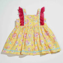 Load image into Gallery viewer, NEW BORN GIRLS FROCK-YELLOW 1
