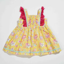 Load image into Gallery viewer, NEW BORN GIRLS FROCK-YELLOW 1
