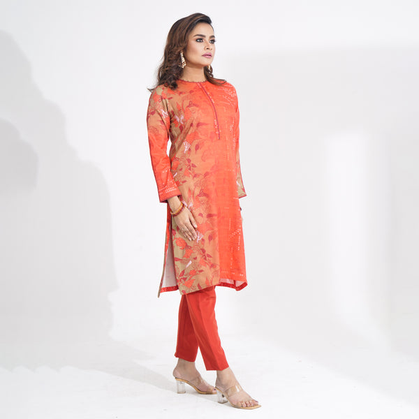 Ethnic Kurti-ORANGE