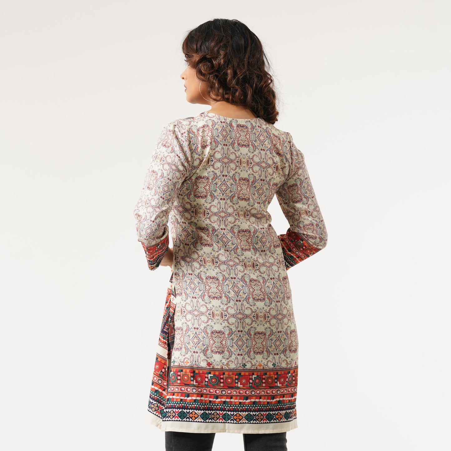 Womens Multicolor Ethnic Kurti