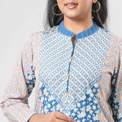 Women’s Blended Silk Kurti