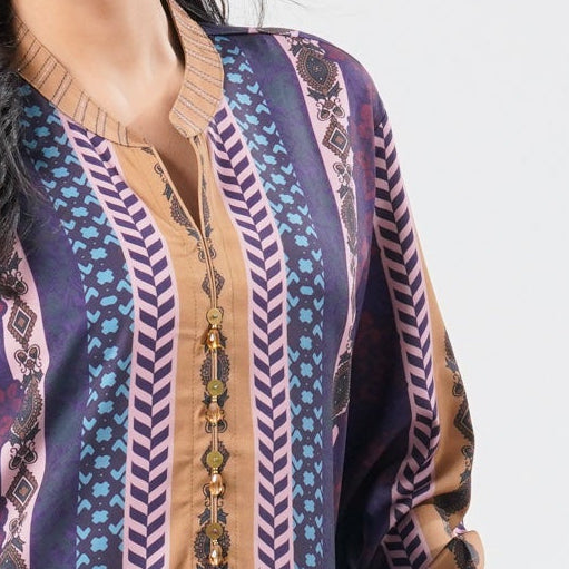 Women's Blended Silk Kurti