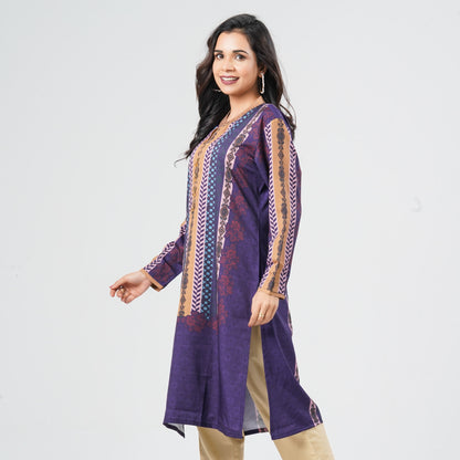 Women's Blended Silk Kurti