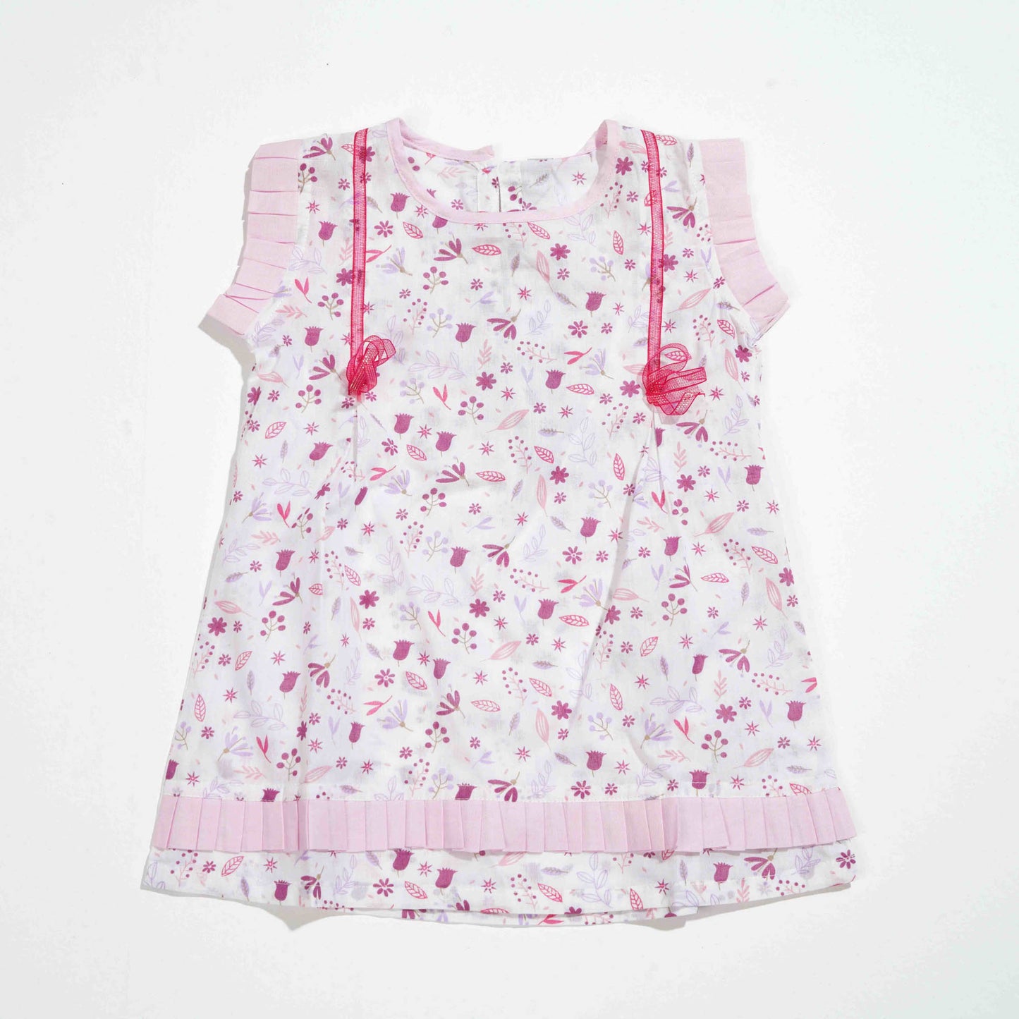 New Born Girls Frock - Pink