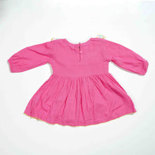 Load image into Gallery viewer, NEW BORN GIRLS FROCK- PINK
